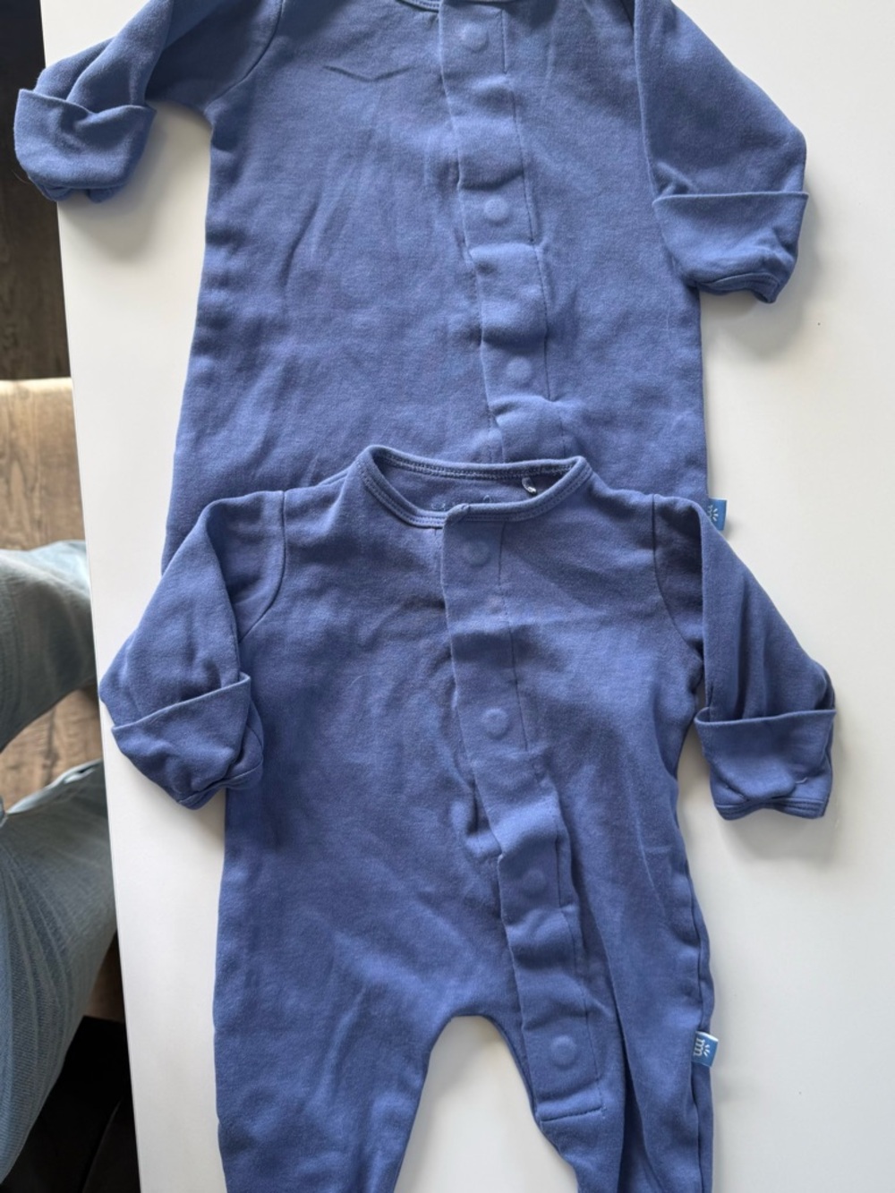 MagneticMe newborn two piece footie set